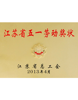 江蘇省五一勞動獎狀-秋雪榮譽